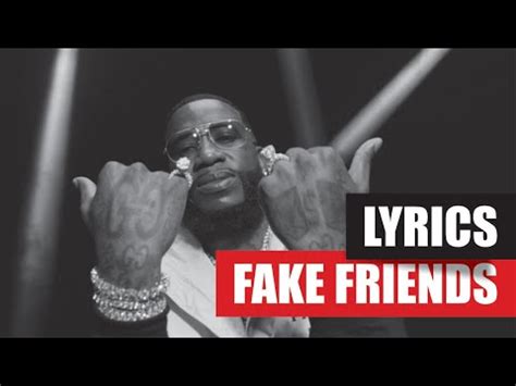 gucci mane fake friends|gucci mane lyrics.